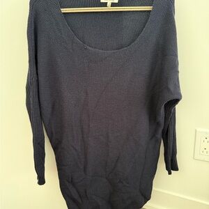 Cozy Scoop Neck Navy Women’s Sweater